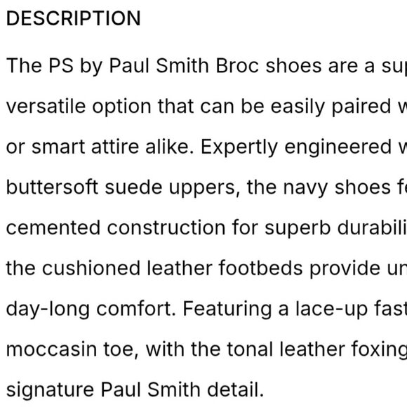 Paul Smith Broc Shoes size 6 - Picture 7 of 15